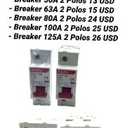Breaker de 1 y 2 polos ( Variedades) y Contador magnético  modular y trifásico ( Variados). Transporte gratis. - Img 45107867