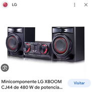 Minicomponente LG XBOOM CJ44 de 480 W de potencia RMS, Multi Bluetooth, TV Sound Sync, Karaoke ENVIO GRATIS - Img 43861614