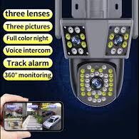 📷🔥 CÁMARA IP WIFI TRIPLE LENTE 6K – VIGILANCIA TOTAL EN TIEMPO REAL 🔒 - Img 119748694