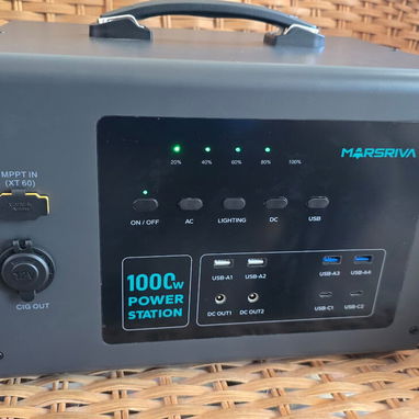⚡ ¡FOTOS REALES! Estación de Energía MARSRIVA 1000W Nueva en Caja ⚡ **entrega inmediata**. 🔋 **Modelo:** Marsriva 10 - Img 123378045