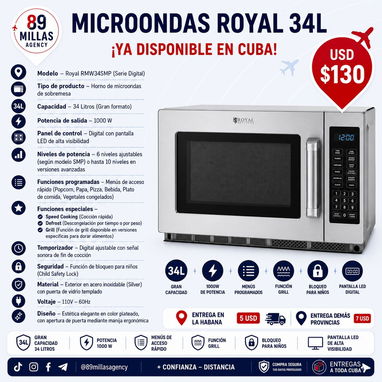 $95usd ‼️Oferta de MICROONDAS ‼️+1 (813) 585 9754 - Img 126735021