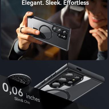 ☎️53544655 🛵 Entrega Disponible ⭐Funda Magnética para Samsung Galaxy S24 Ultra – Compatible con MagSafe ⭐ - 3/7