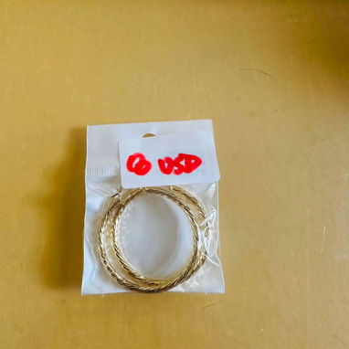Aretes laminado en oro 14 - 4/10