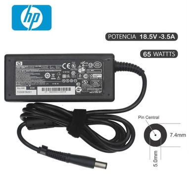 Cargador para Laptop Hp 18.5v 3.5a  53274327 - 3/4