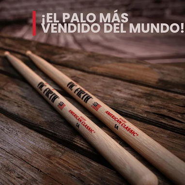 Vic Firth Baquetas con punta de madera American Classic 5A - 2/3