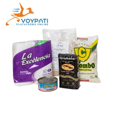 Arroz, frijol, pollo, huevo, aceite, atún, salchicha, perrito, café - Img 125242759