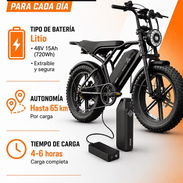 Bicicleta eléctrica 48V - Img 57188845