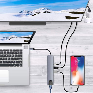 💻 ADAPTADOR MULTIFUNCIONAL USB-C 8 en 1 - Img 124916293