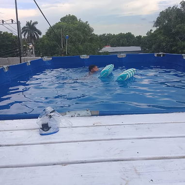 🏤🏊‍♂️Casa espaciosa en Santa Fe próxima a la Marina Hemingway con respaldo energético y piscina de tubo / SF-001 - 10/10