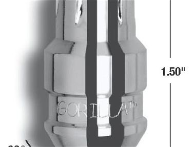 Clanes de seguridad juego completo Gorilla Automotive (12mm x 1.25mm hilo - Img 59453018