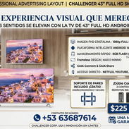 🔥 ¡LA EXPERIENCIA VISUAL QUE MERECES! Smart TV Challenger 43" Full HD con Android 14 + Soporte de Pared GRATIS 📺✨ - Img 56402930
