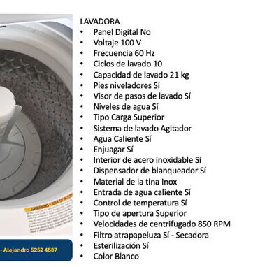 VENDO CENTRO LAVADO FRIGIDAIRE NUEVO x SOLO 500 USD!!! ALEJANDRO 52524587!!! - 2/4