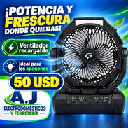 Ventilador recargable, batería 25000mAh - Img 57232018