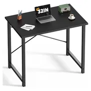 DUMOS Escritorio de oficina pequeño de 32 pulgadas para computadora de estilo moderno y simple,mesa de trabajo de estudi - Img 55159597