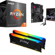 🎁 Kit AMD Ryzen 7 5700 + Asus ROG Strix B550-F Gaming Wifi II + 16GB DDR4 Kingston RGB ✅ New! + Transporte y Garantía - Img 55519607