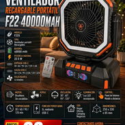 🚀 F22S 🚀 VENTILADOR RECARGABLE PORTATIL F22S 40000MAH. MENSAJERÍA CON FACTURA Y GARANTÍA. 📲 54833699 - Img 56943829
