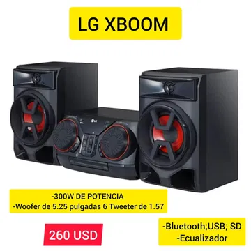 Equipo de misica LG XBOOM