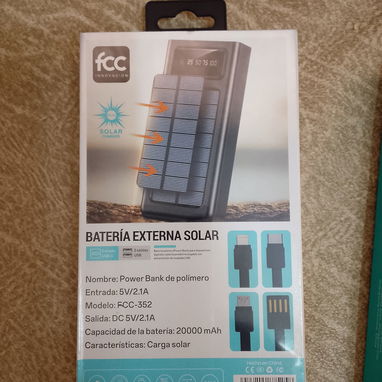 Power bank con panel solar - 2/2