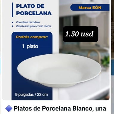 Platos De Porcelana - 3/3