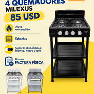 Estufa de Mesa 4 Quemadores MILEXUS - Img 57905281