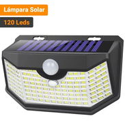 Solar-Powered Motion-Sensor Lights with 120 Leds, Reflector And 270° Wide-Angle Beam; IP65 Rating. Suitable for Outdoor - Img 57492911