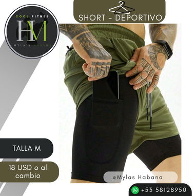 Short deportivo con Licra de Hombre - 3/3