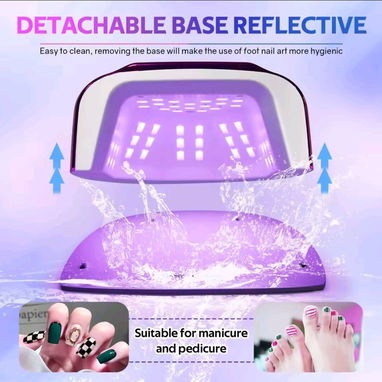 LÁMPARAS UV/ LED PROFESIONAL RECARGABLE 200W - 4/6