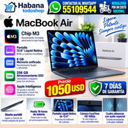 Macbook Air Chip M3 13" 8/256GB NUEVOS EN CAJA!!! - Img 55090677