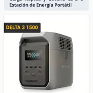 EcoFlow DELTA 3 1500 con 1536Wh, salida continua de 1800W y pico máximo de 3600W. Transporte incluido en La Habana - Img 53642844