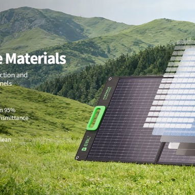 Panel Solar Portátil EBL ESP-100 100W NUEVO EN CAJA $190 - 2/5