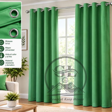 👑Cortinas Blackout Tapa Sol - 3/4