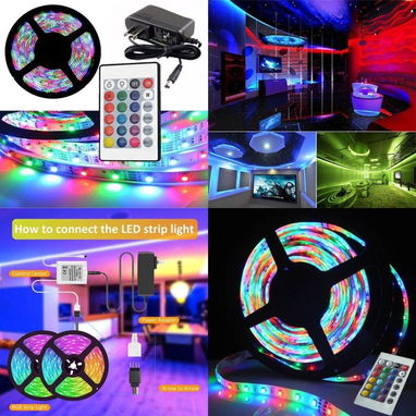 ⚡Cinta de luz LED para INTERIOR y EXTERIOR con mando a distancia - 58504201 - Img 109561040