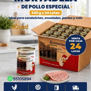 Mortadella de Pollo 340g Caja de 24 Latas - Img 57107294
