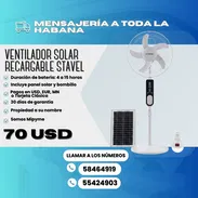 Ventilador recargable solar stavel - Img 55671329