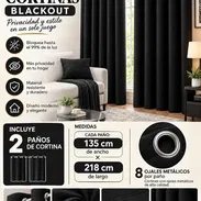 Cortinas blackout de 2 paños - Img 58045706