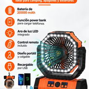 Ventilador recargable F6 - Img 57608481