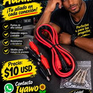 🔥⚡ ¡OFERTA IYAWO! ⚡🔥 🔴⚫ PUNTAS AUXILIARES PARA MULTÍMETRO 600+ 🔴⚫ ¿Necesitas reemplazar o mejorar tus puntas de prue - Img 58154629