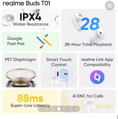 Audifonos Realme Buds T01 - Img 91180160