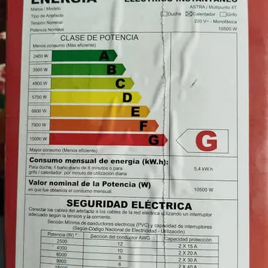 Calentador eléctrico - 2/3