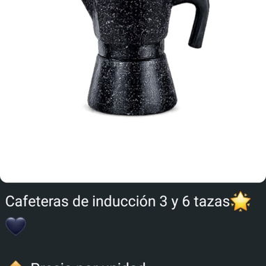 Cafeteras de varios tamaños y modelos, sirven para inducción casi todas - 2/7