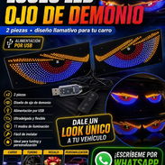Ojos del demonio para carro - Img 56895684