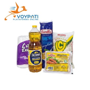 Arroz, frijol, pollo, huevo, aceite, atún, salchicha, perrito, café - Img 125242760