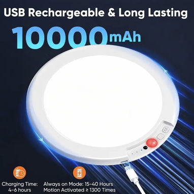 “Lámpara LED recargable con sensor de Movimiento y control remoto”. - 2/3