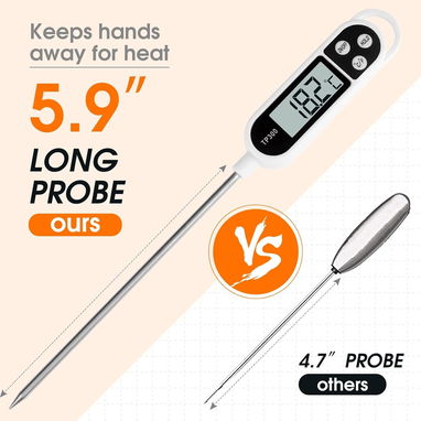 🌡️​ TERMOMETRO DIGITAL DE COCINA 🌡️​ PARA CARNES - LIQUIDOS - POSTRES 🌡️​ 50 - 300º 🌡️​ 5.887.23.60 - Img 120700424
