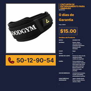 CINTURÓN DE ENTRENAMIENTO PARA GIMNASIO VPT# -0108 - Img 56243862