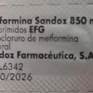 Vendo metformina importada, - Img 56760322