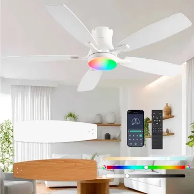 Ventilador de Techo con lámpara - Img 122077609