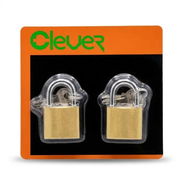 Candado de latón 32 mm - Clever - Serie Standard (Blíster x 2) - Img 55888894