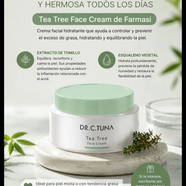 🌿Limpiador y crema facial TEA TREE 🌿 para acné y pieles grasas🌿 - Img 124222870