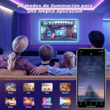 Tirad Led de 30 metros Rgb Bluetooth(2x15).Nuevas en Caja - Img 99624145